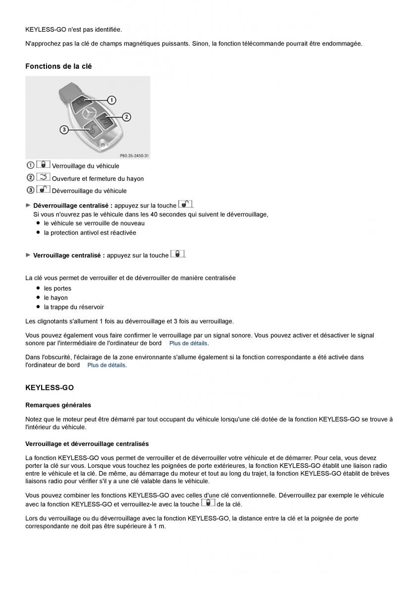 Mercedes Benz ML class II W164 manuel du proprietaire / page 58