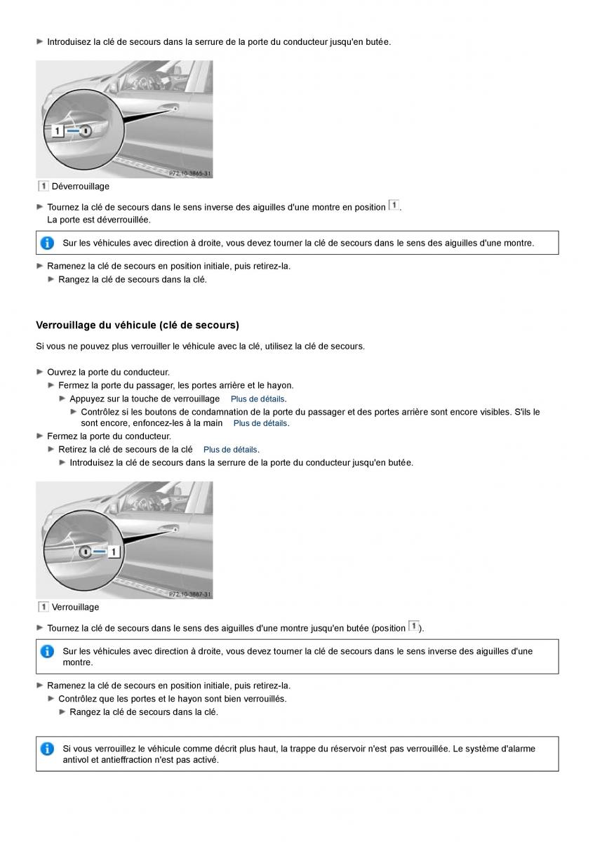 Mercedes Benz ML class II W164 manuel du proprietaire / page 67