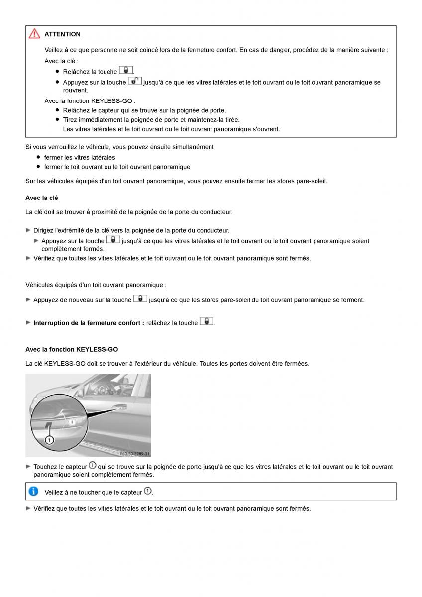 Mercedes Benz ML class II W164 manuel du proprietaire / page 76