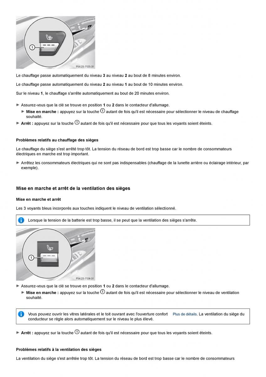 Mercedes Benz S class W221 manuel du proprietaire / page 91