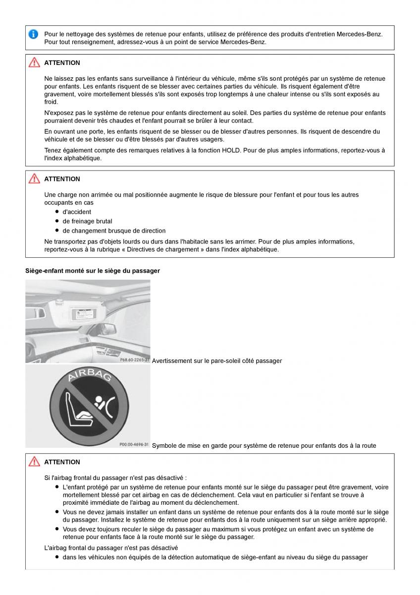 Mercedes Benz S class W221 manuel du proprietaire / page 36