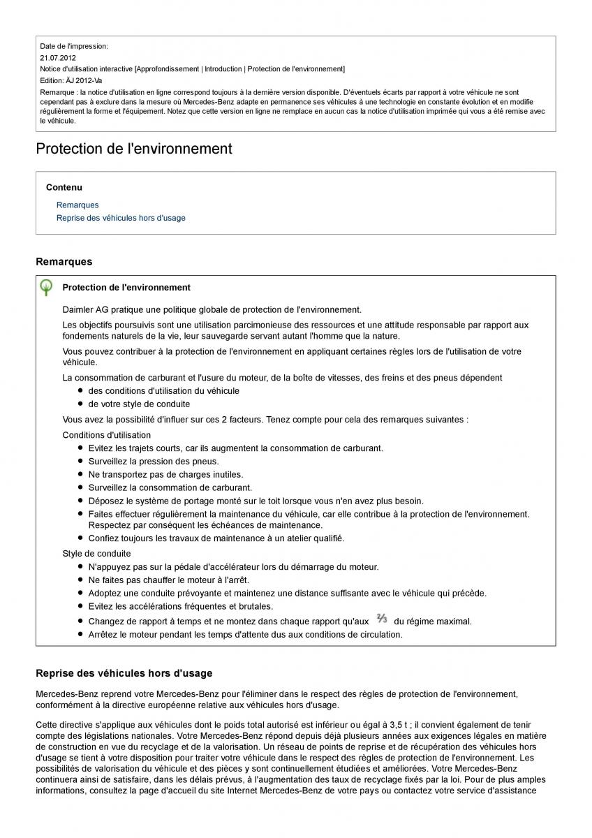 Mercedes Benz S class W221 manuel du proprietaire / page 4