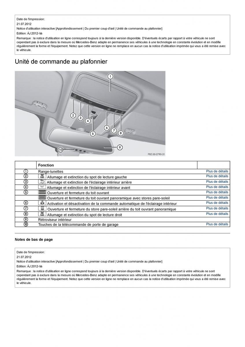 Mercedes Benz S class W221 manuel du proprietaire / page 18