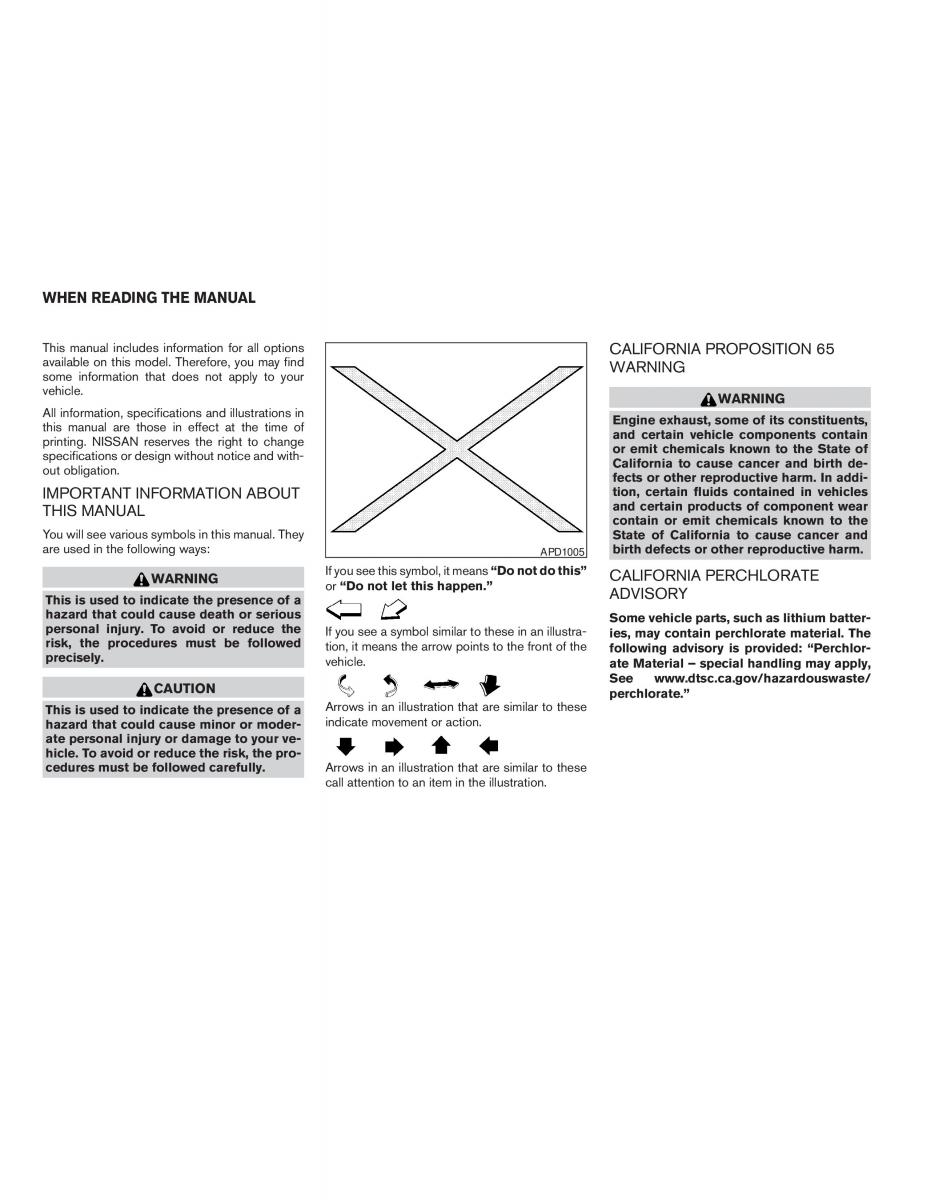 Nissan Altima L32 IV 4 owners manual / page 2