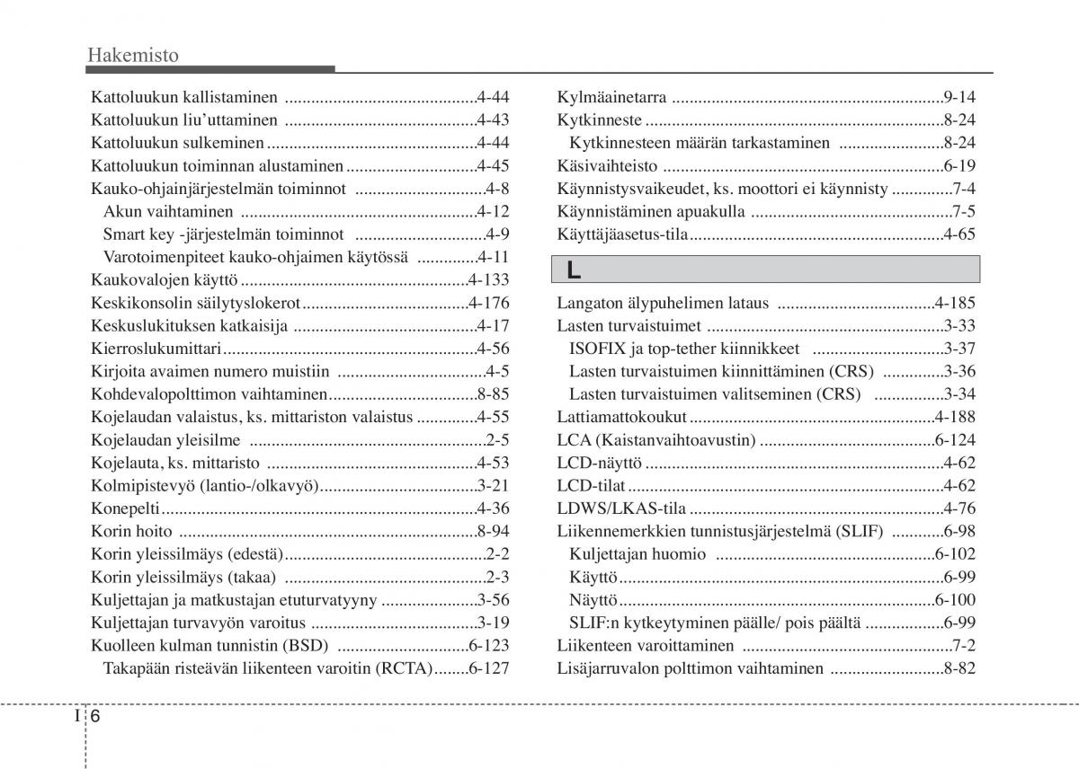 KIA Sportage IV omistajan kasikirja / page 749