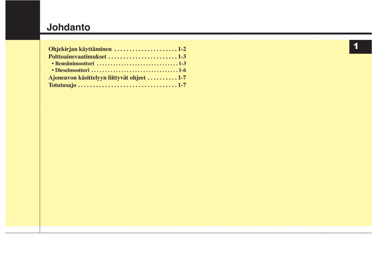 KIA Sportage IV omistajan kasikirja / page 5