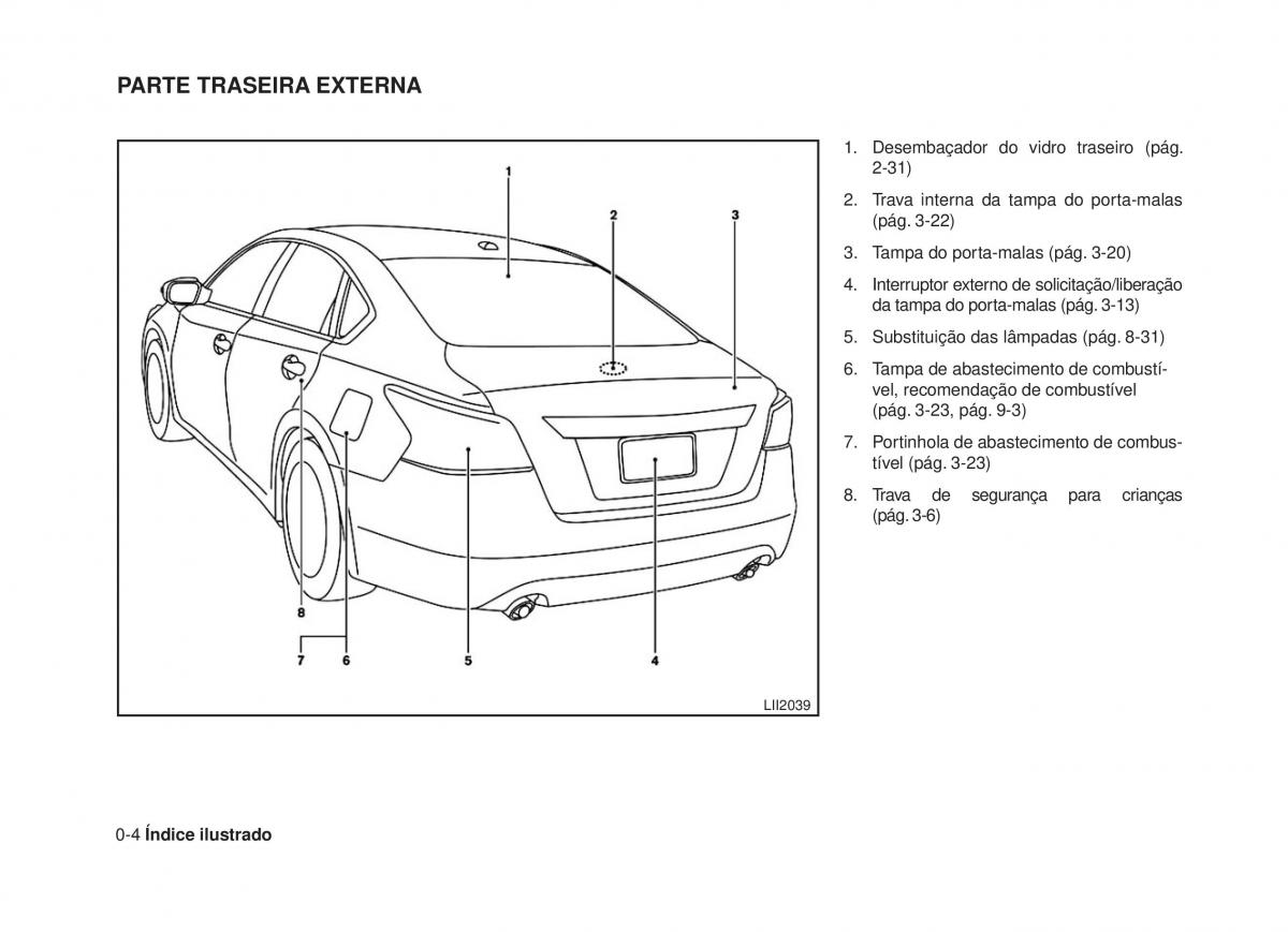 Nissan Altima L33 V 5 manual del propietario / page 11