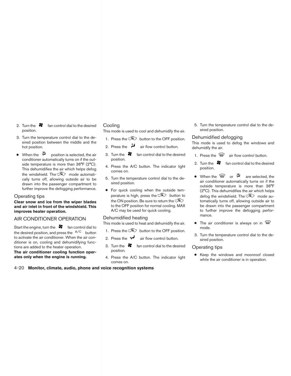 Nissan Altima L33 FL V 5  owners manual / page 197