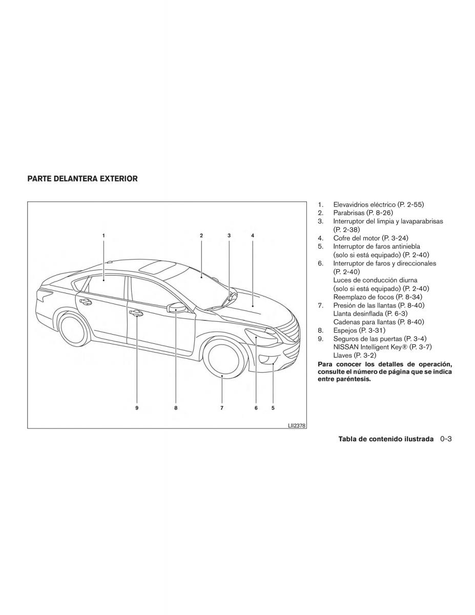 Nissan Altima L33 FL V 5  manual del propietario / page 10