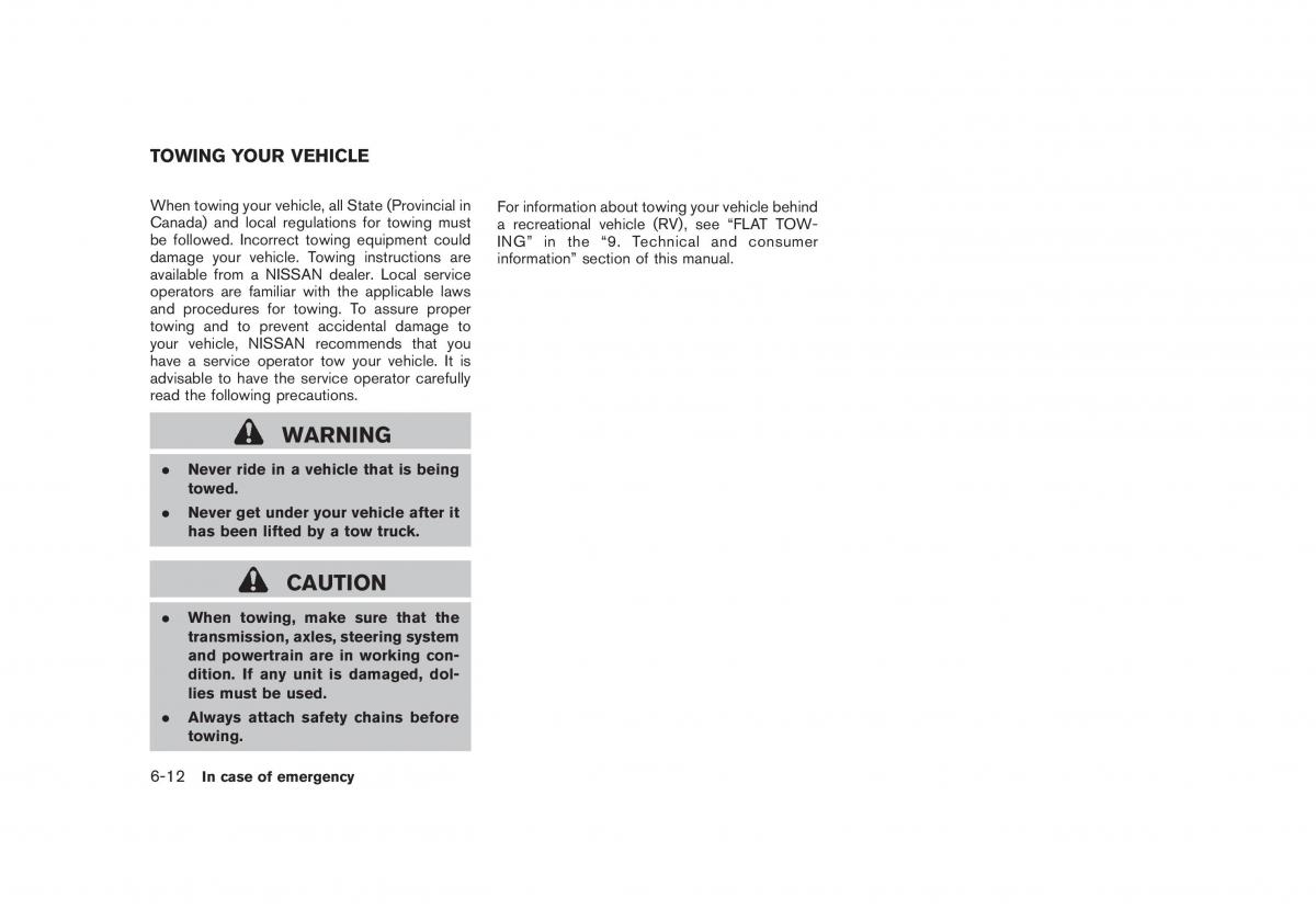 Nissan Cube owners manual / page 244