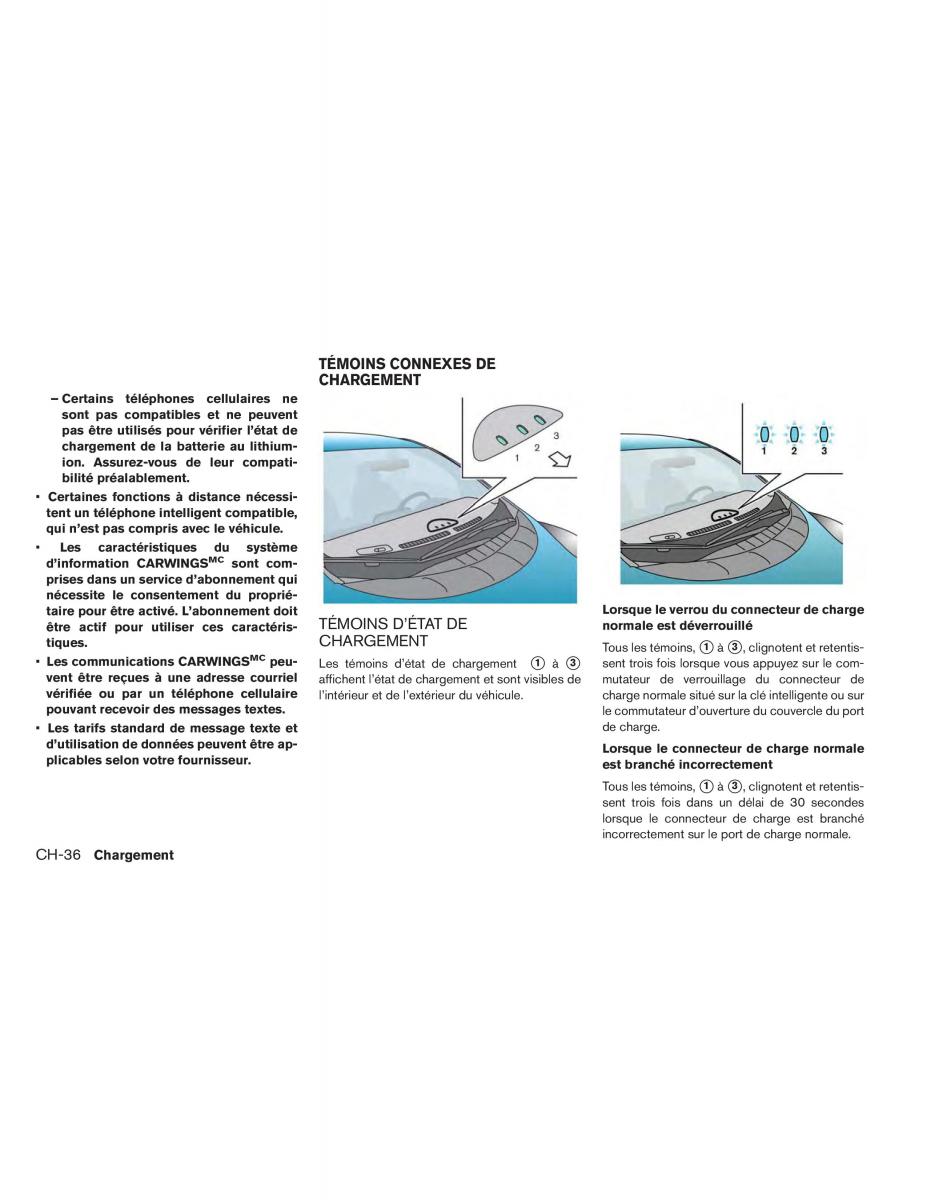 Nissan Leaf manuel du proprietaire / page 89