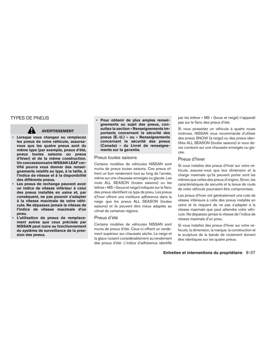 Nissan Leaf manuel du proprietaire / page 412