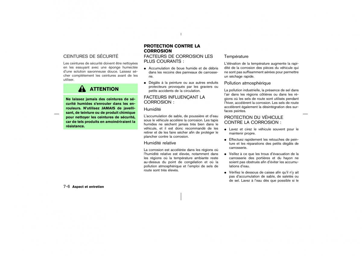 Nissan Murano Z50 manuel du proprietaire / page 287