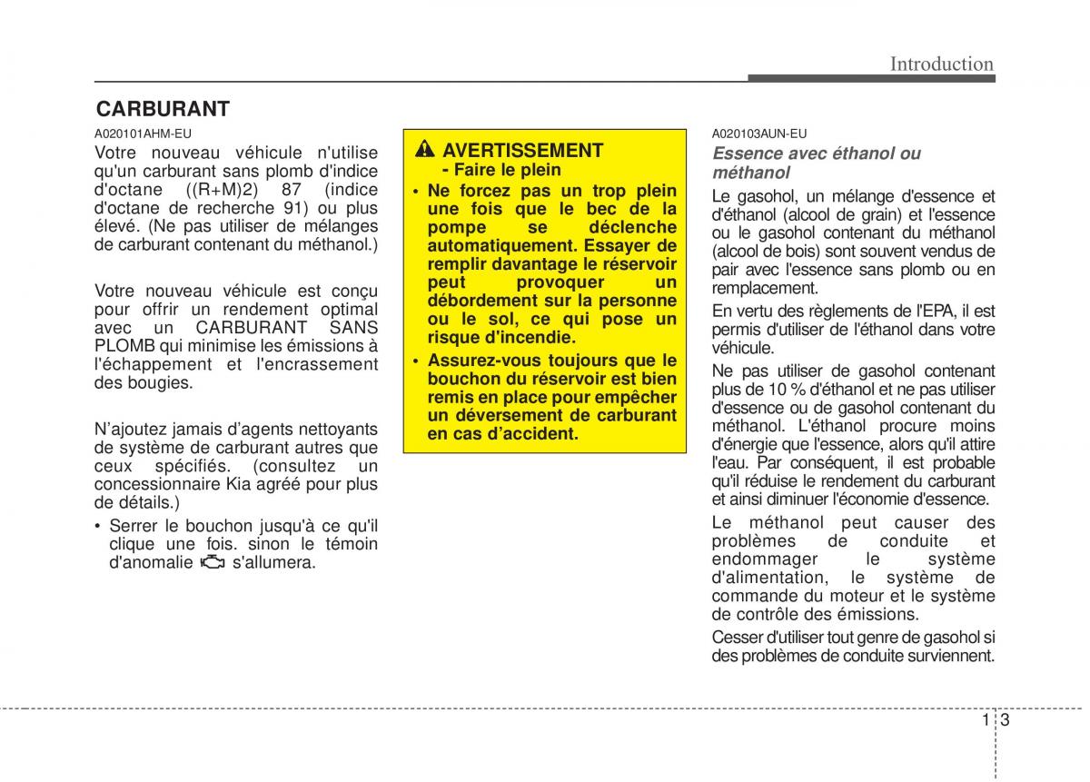 KIA Sportage IV manuel du proprietaire / page 6