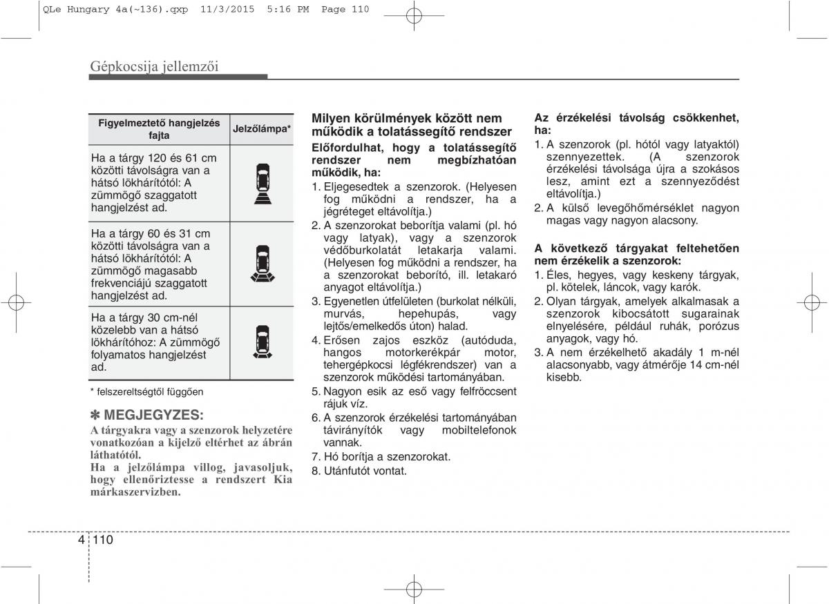KIA Sportage IV Kezelesi utmutato / page 201