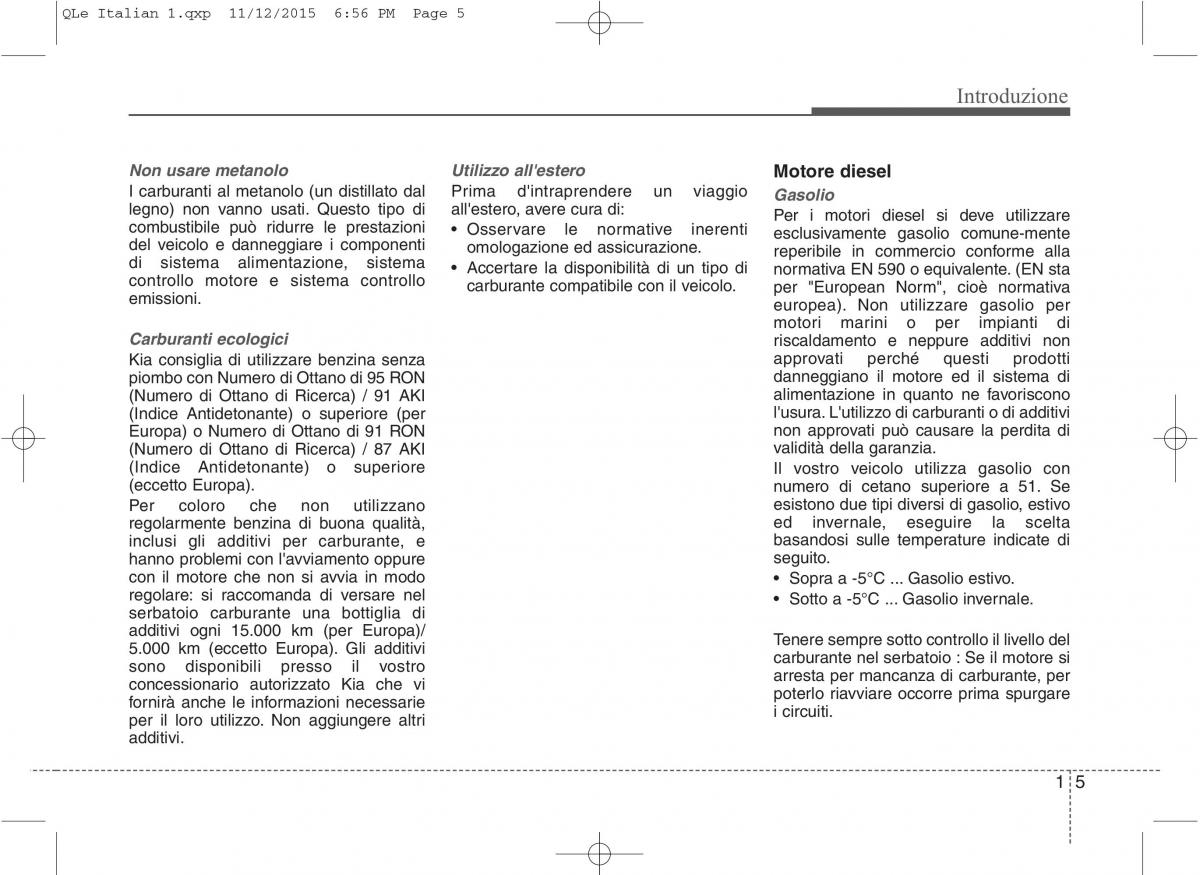 KIA Sportage IV manuale del proprietario / page 8