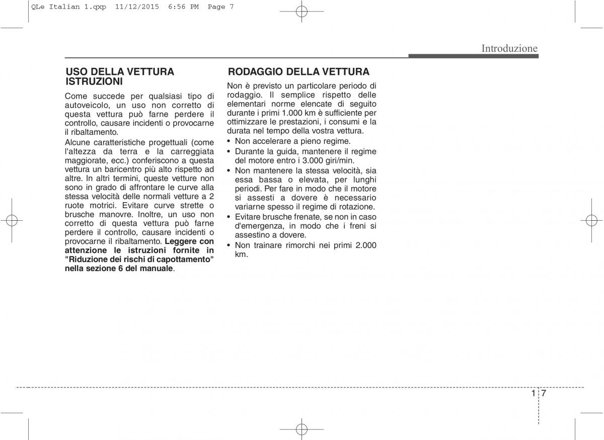 KIA Sportage IV manuale del proprietario / page 10
