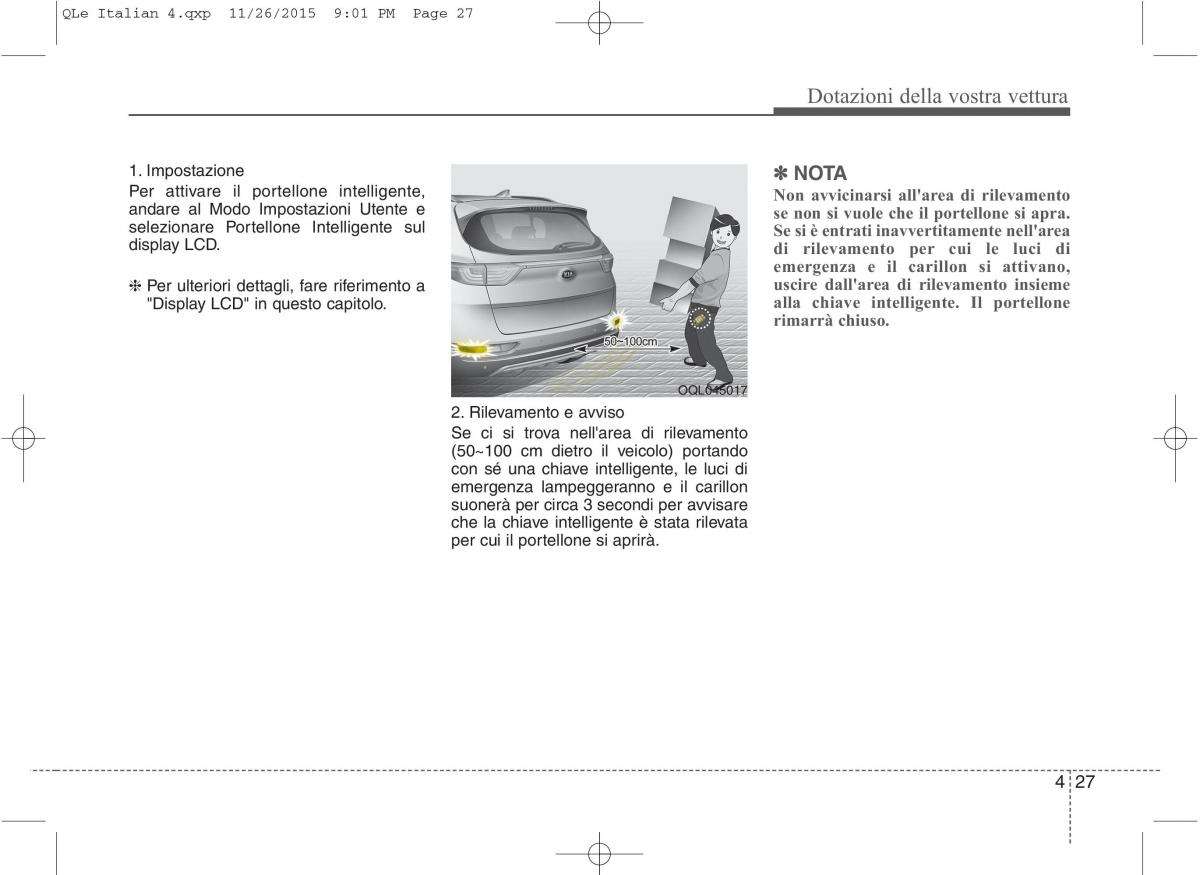 KIA Sportage IV manuale del proprietario / page 118