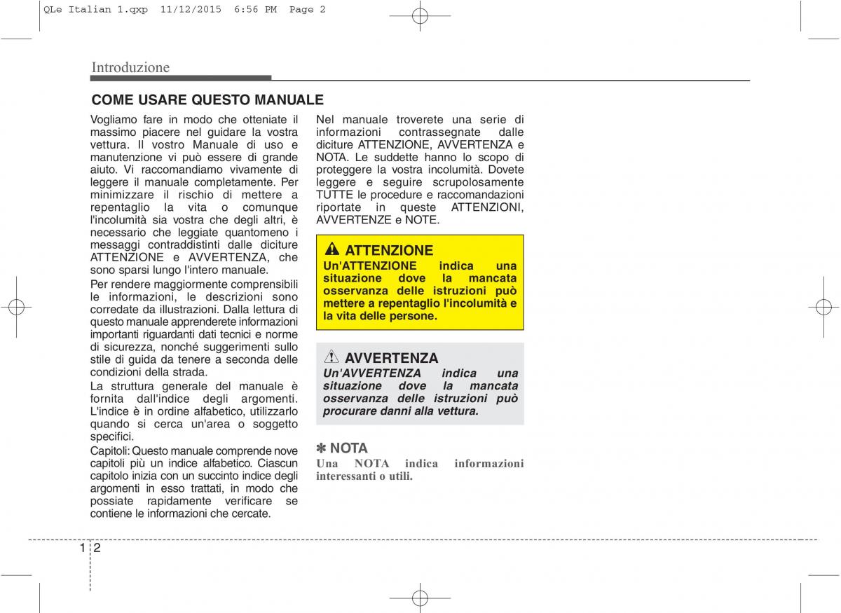 KIA Sportage IV manuale del proprietario / page 5
