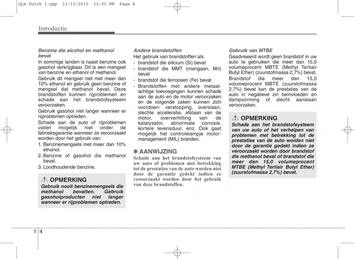 KIA Sportage IV handleiding / page 7