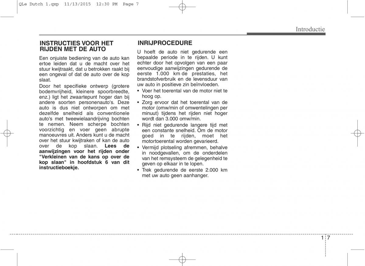 KIA Sportage IV handleiding / page 10