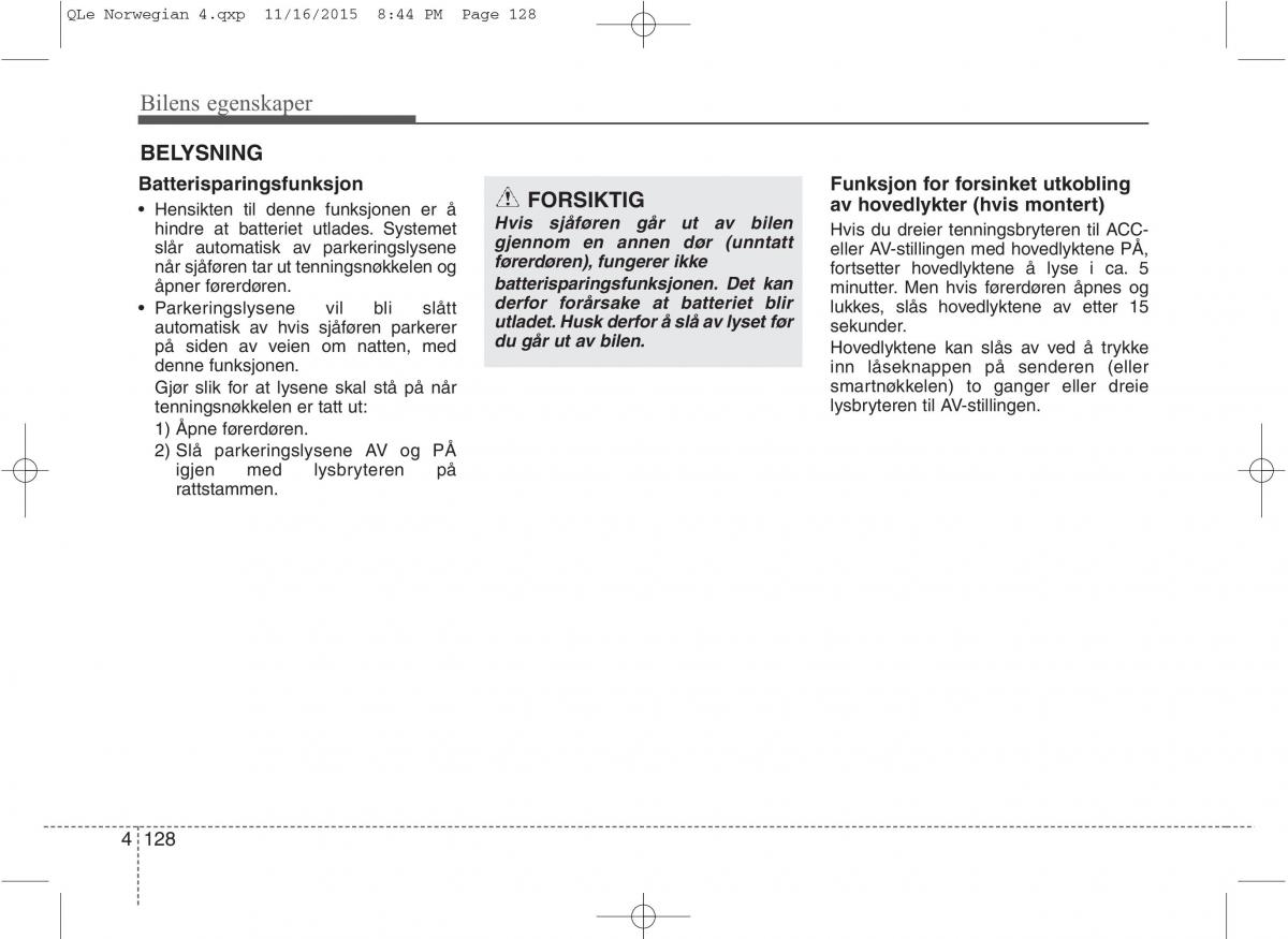 KIA Sportage IV bruksanvisningen / page 213