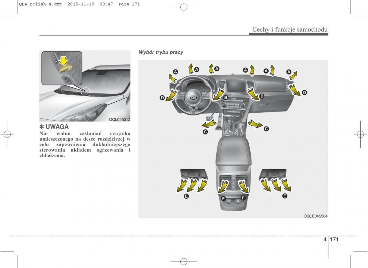 KIA Sportage IV instrukcja obslugi / page 266
