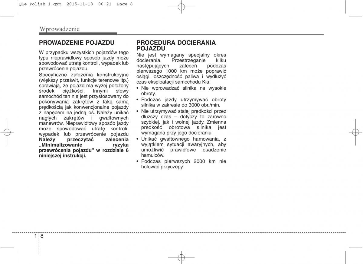 KIA Sportage IV instrukcja obslugi / page 11