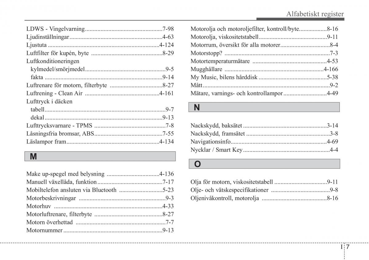 KIA Sportage IV instruktionsbok / page 10