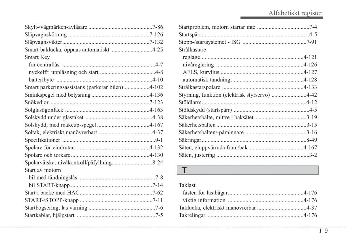 KIA Sportage IV instruktionsbok / page 12