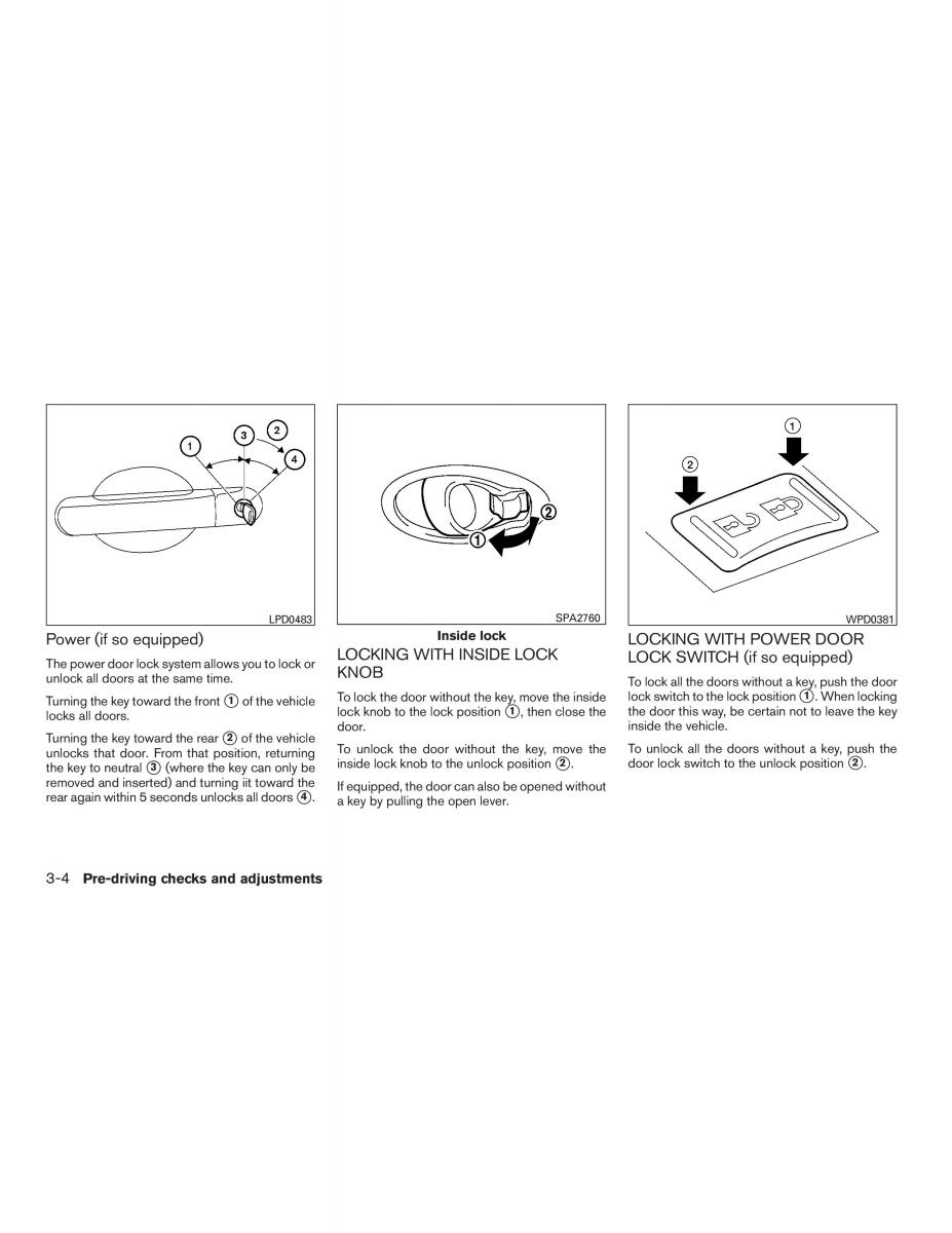 Nissan Micra K13 FL owners manual / page 105