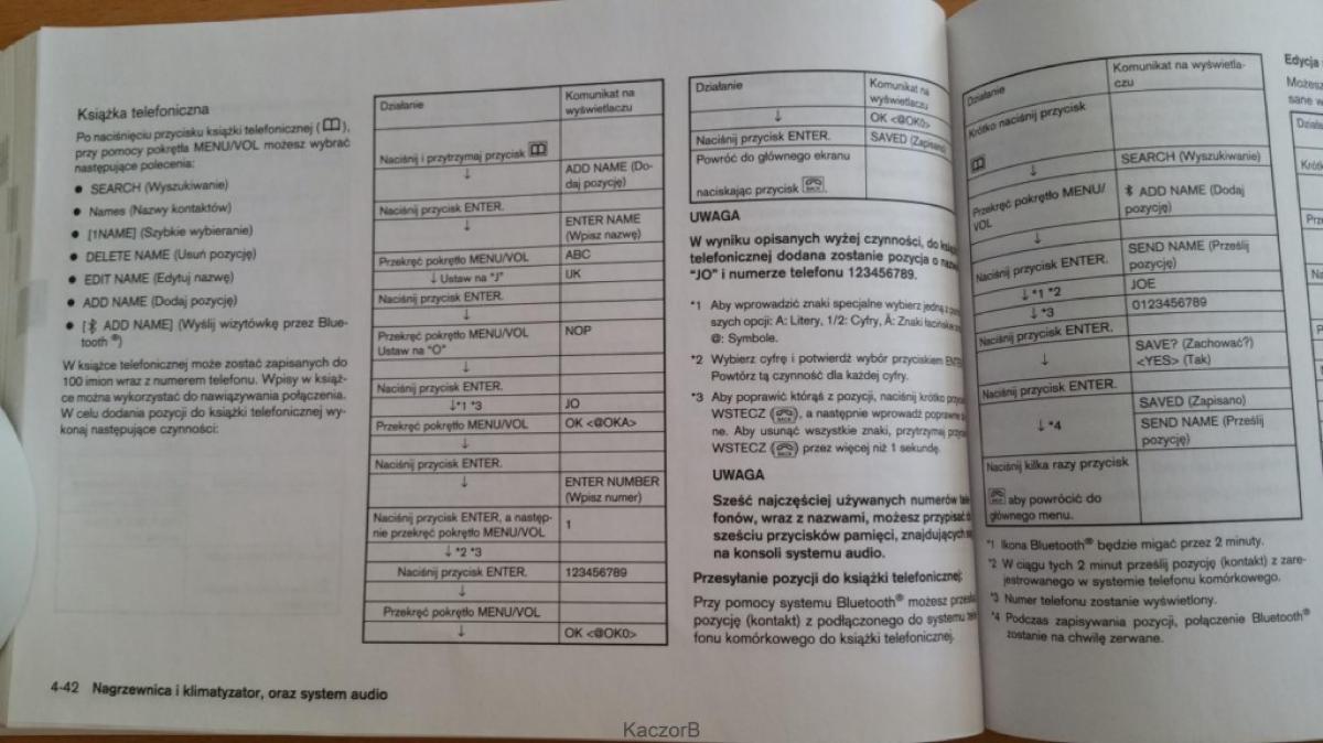 nissan note i 1 e11 instrukcja obslugi page 126 pdf