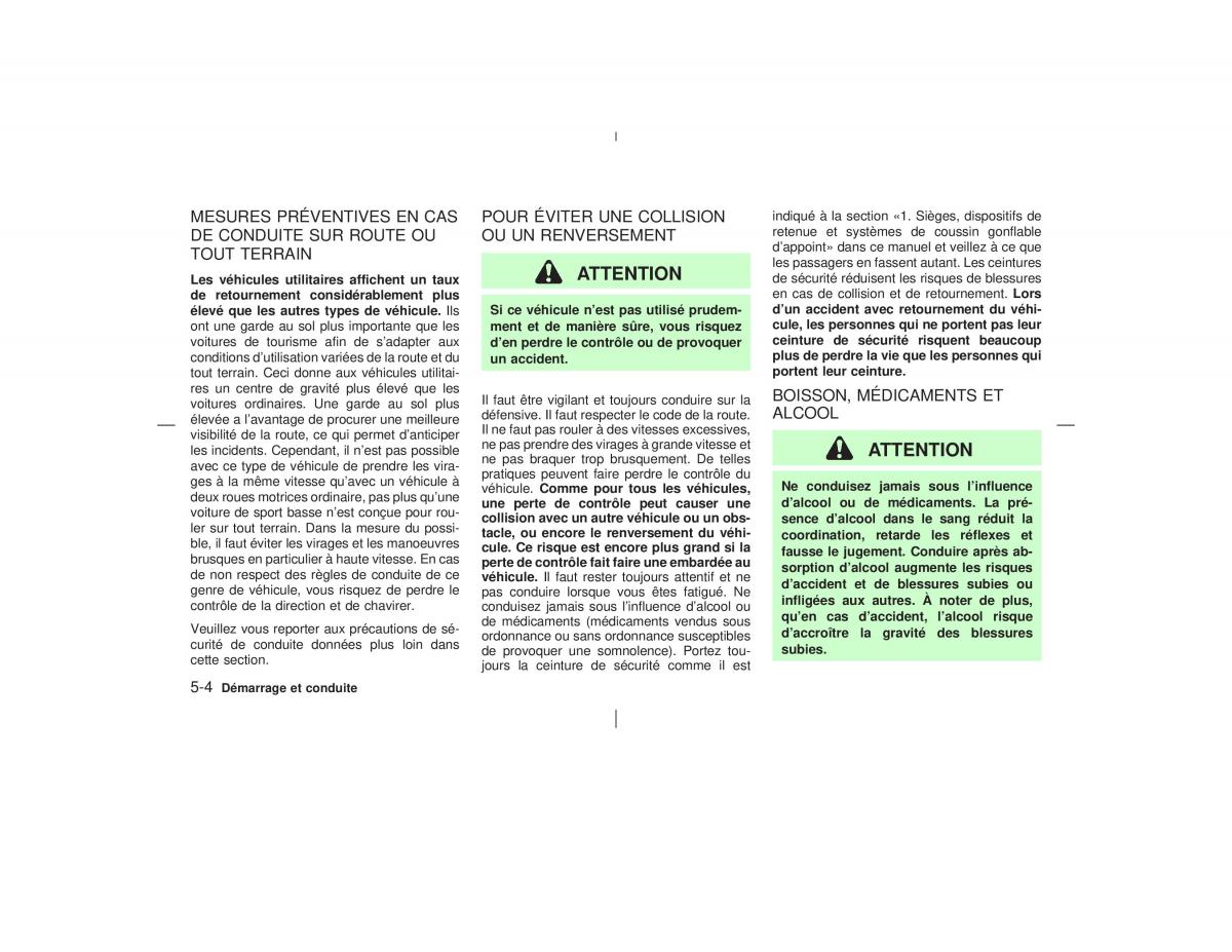 Nissan Pathfinder II 2 R50 manuel du proprietaire / page 163