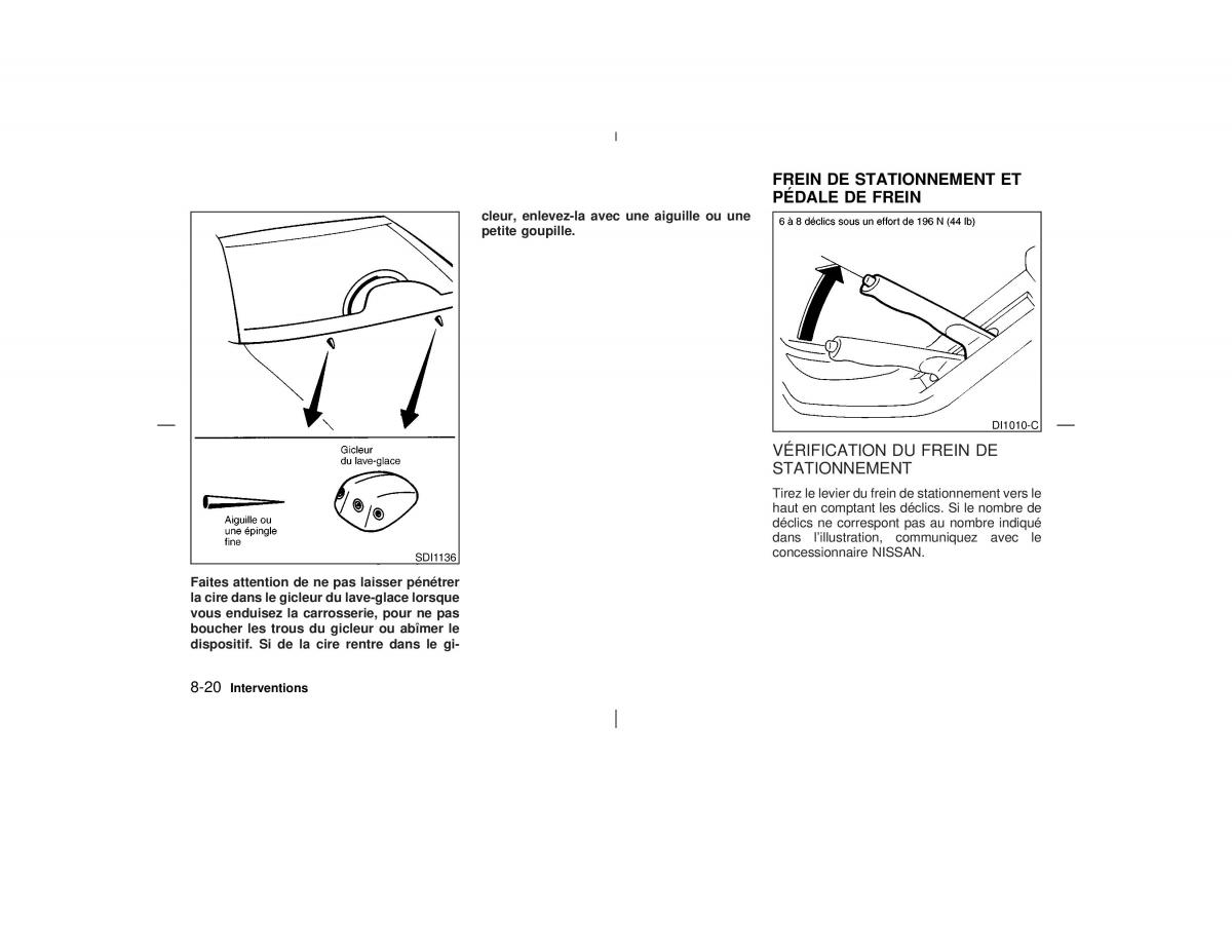 Nissan Pathfinder II 2 R50 manuel du proprietaire / page 245