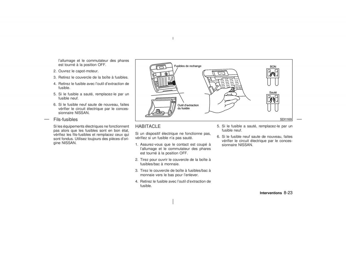 Nissan Pathfinder II 2 R50 manuel du proprietaire / page 248