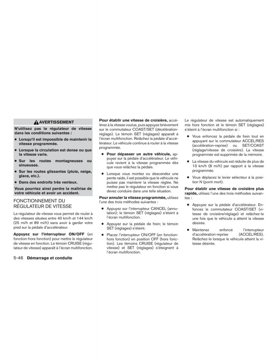 Nissan Pathfinder III 3 R52 manuel du proprietaire / page 451