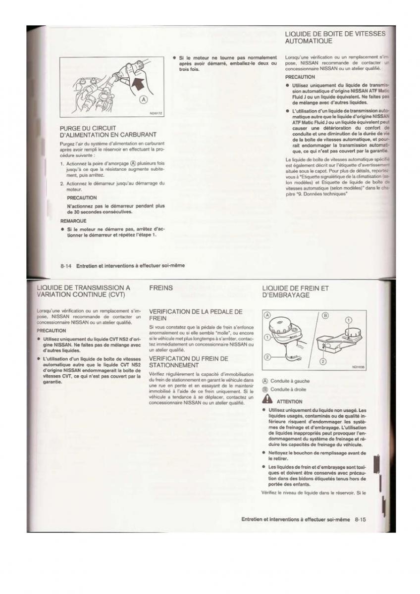 Nissan Qashqai I 1 manuel du proprietaire / page 109
