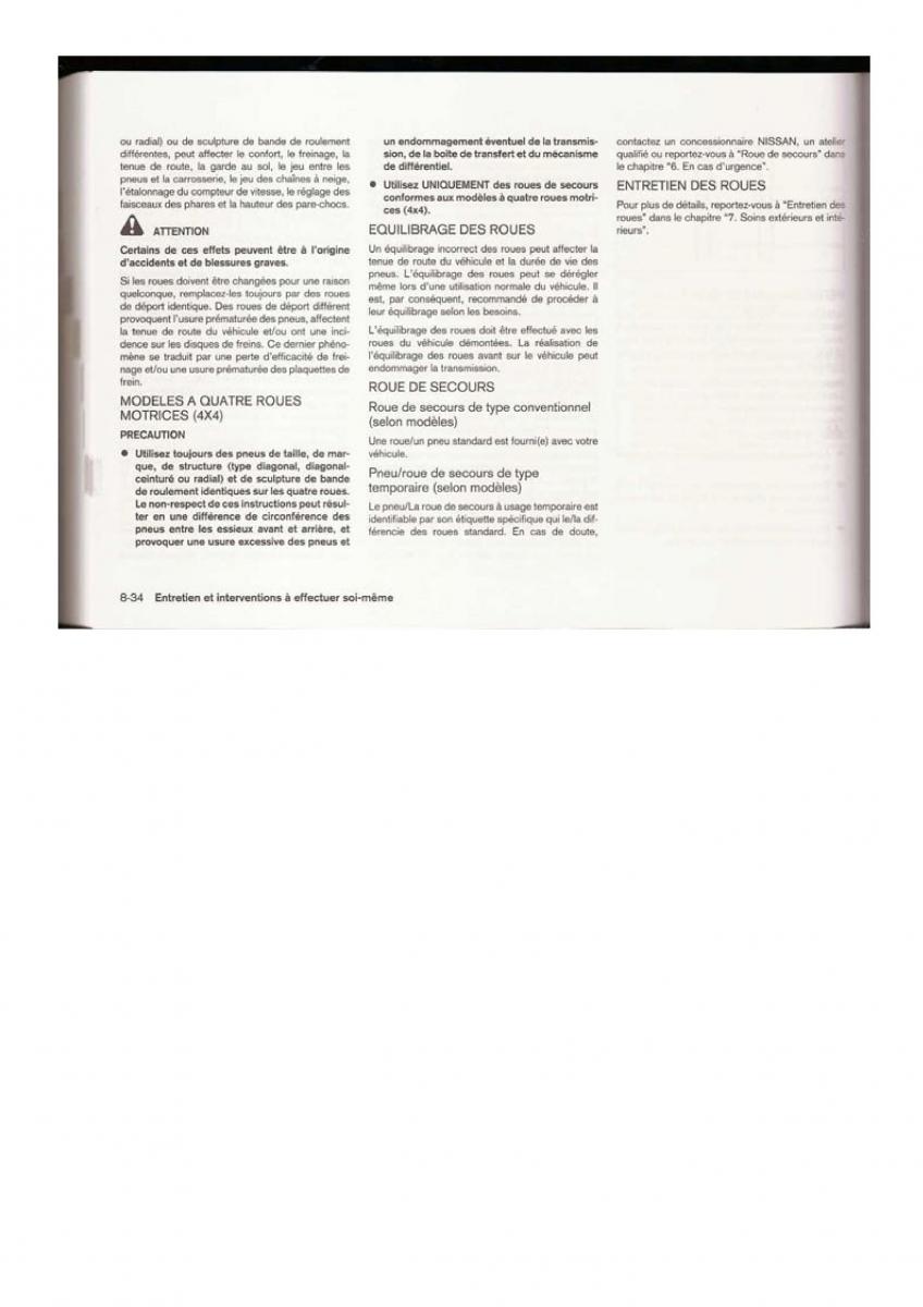 Nissan Qashqai I 1 manuel du proprietaire / page 119