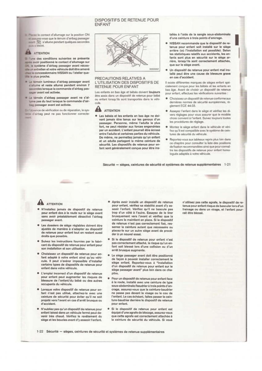 Nissan Qashqai I 1 manuel du proprietaire / page 17