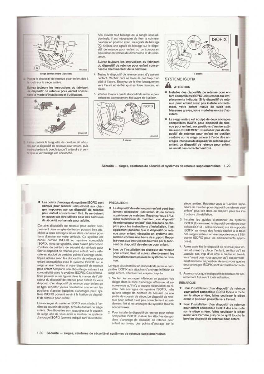 Nissan Qashqai I 1 manuel du proprietaire / page 21