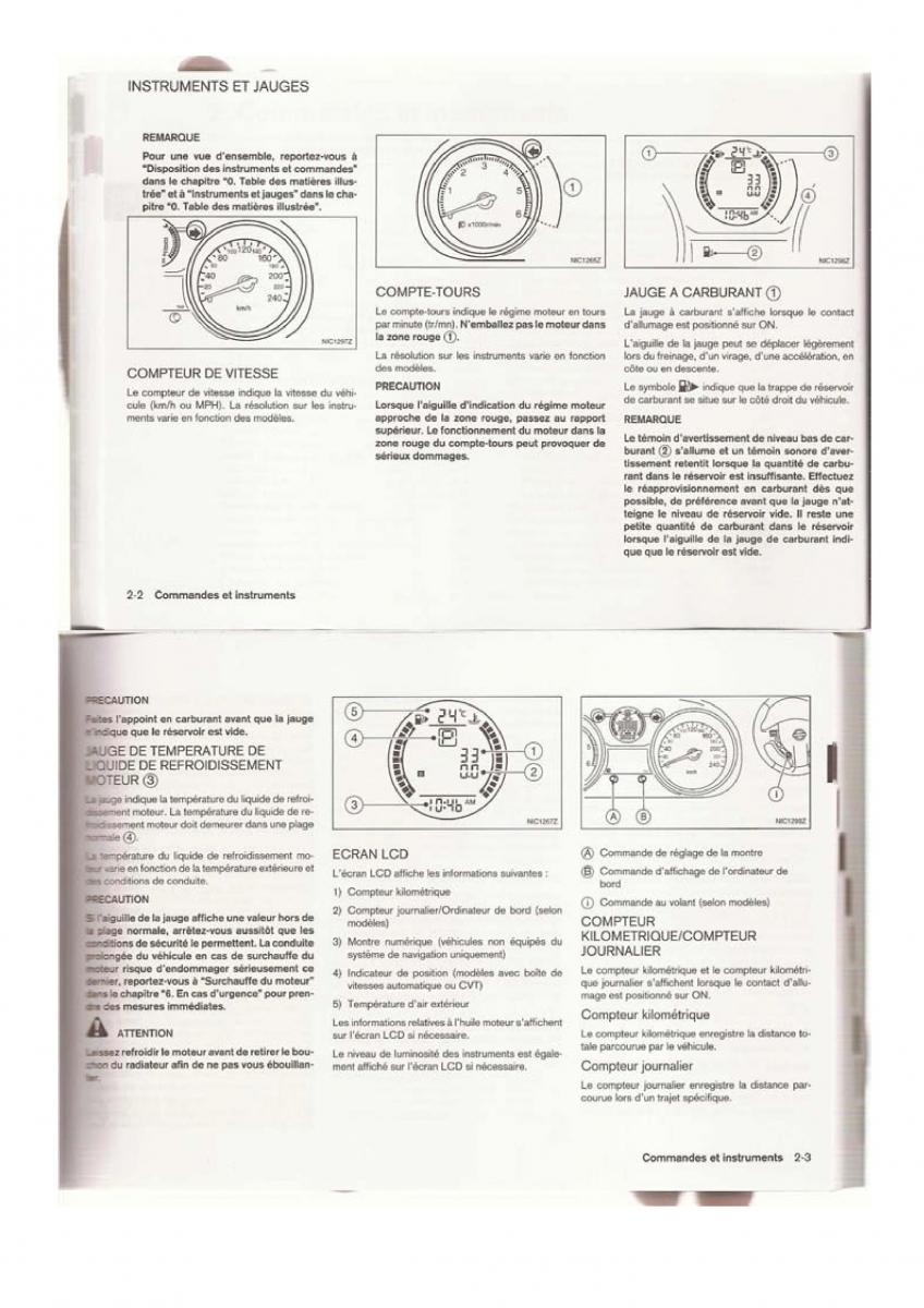 Nissan Qashqai I 1 manuel du proprietaire / page 24