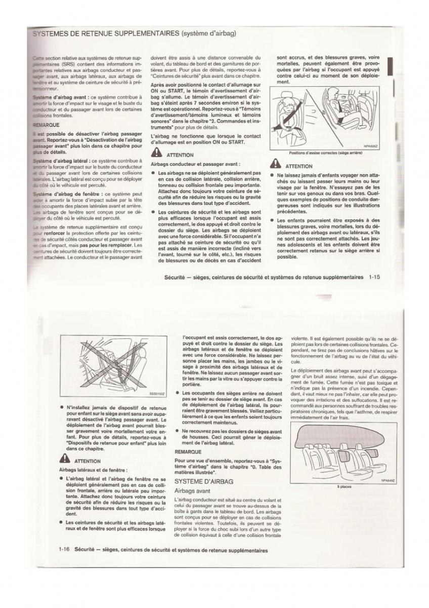 Nissan Qashqai I 1 manuel du proprietaire / page 14