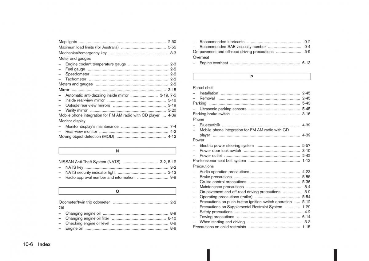 Nissan Qashqai II 2 owners manual / page 326