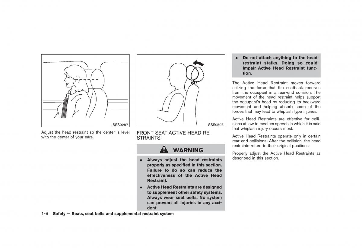 Nissan Rogue I 1 owners manual / page 21