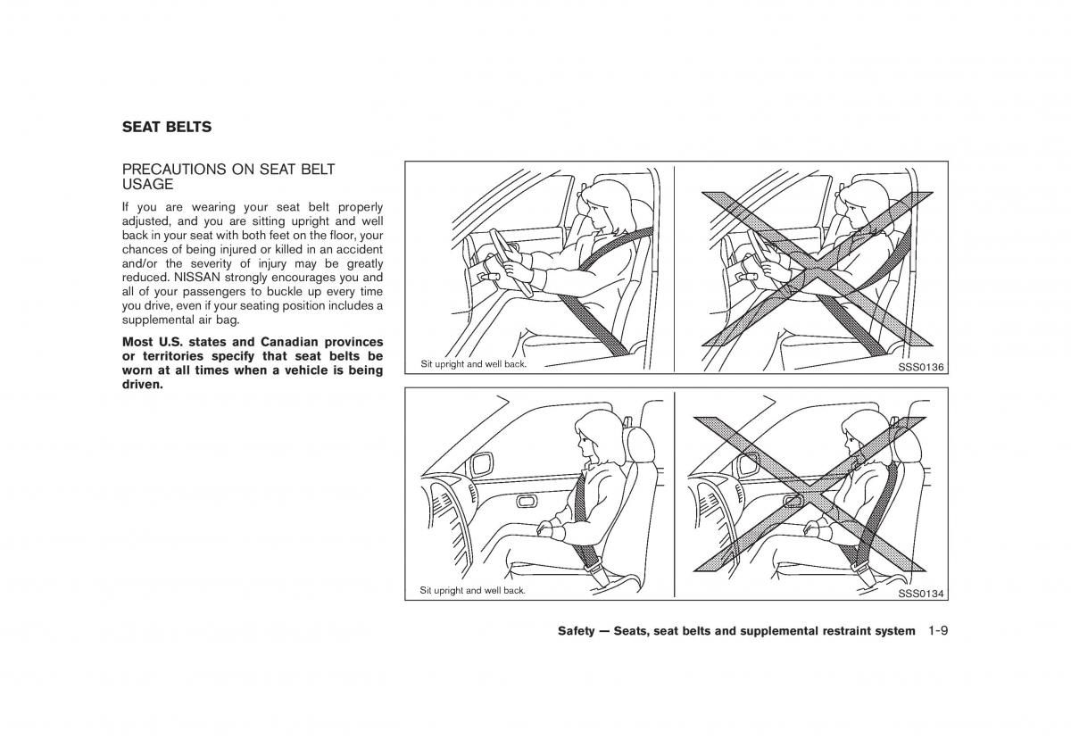 Nissan Rogue I 1 owners manual / page 22