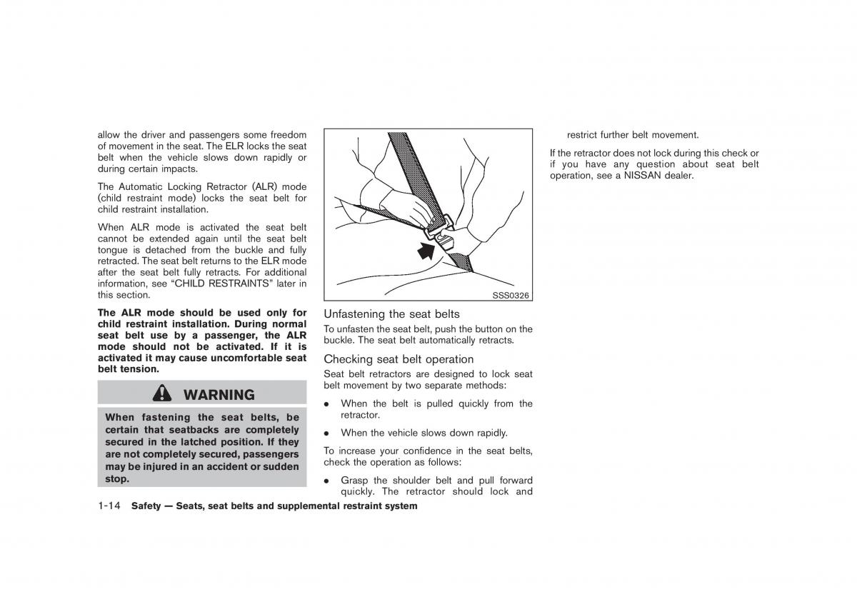 Nissan Rogue I 1 owners manual / page 27