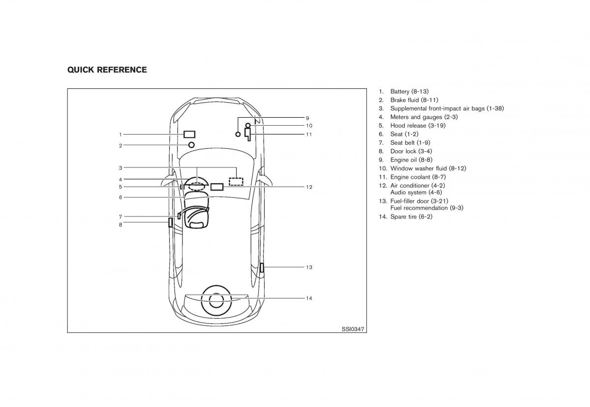 Nissan Rogue I 1 owners manual / page 309