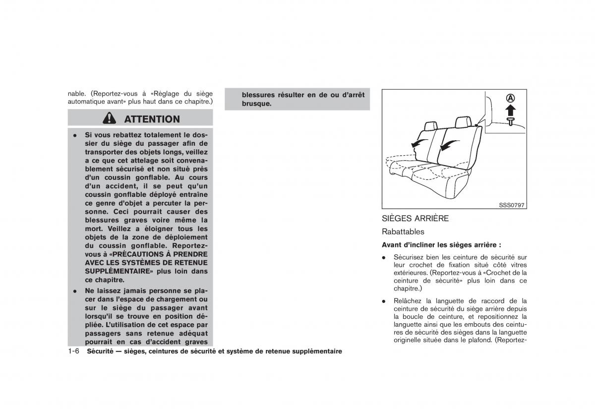 Nissan Rogue I 1 manuel du proprietaire / page 21