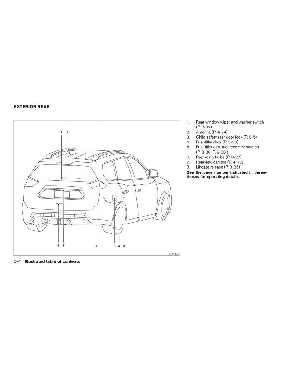 Nissan Rogue II 2 owners manual / page 13