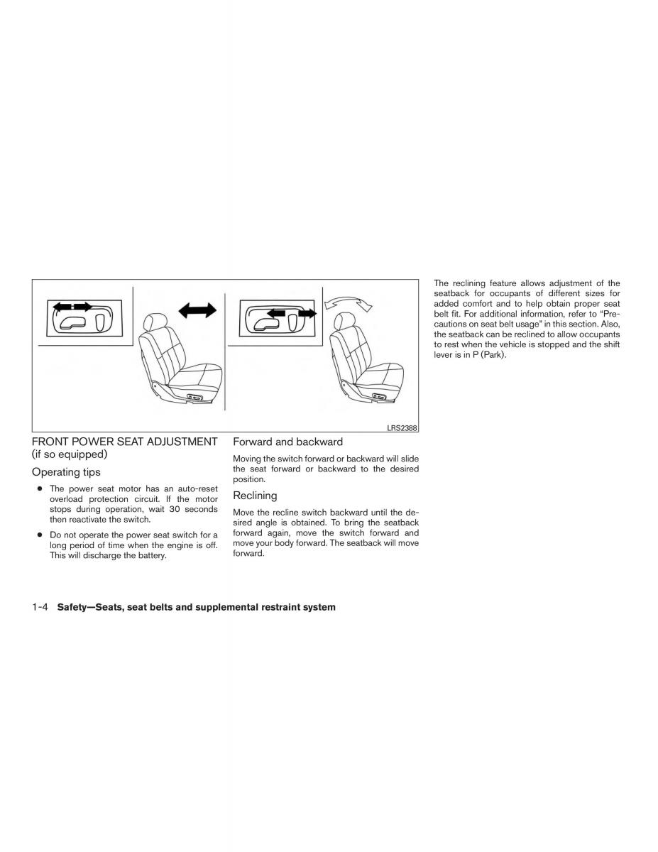 Nissan Rogue II 2 owners manual / page 23